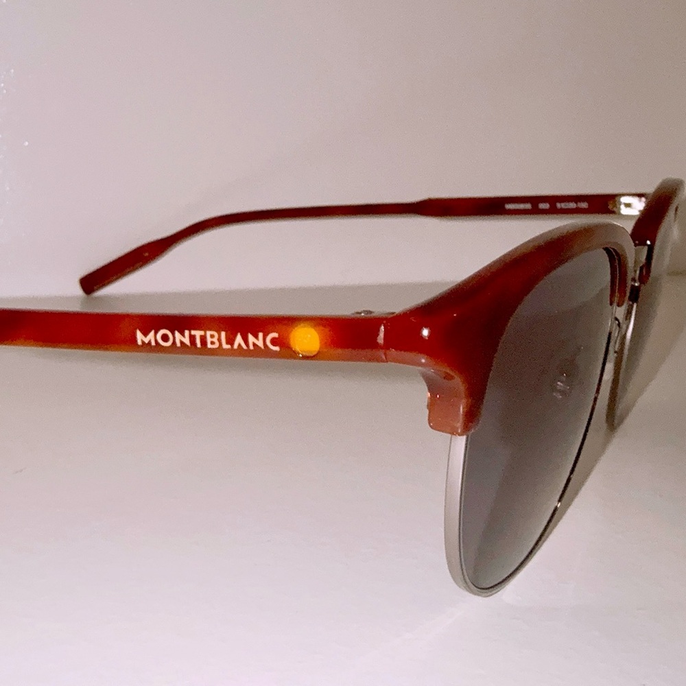 ~ SOLD ~ Montblanc Havana Frame Sunglasses Occhiali da sole Collection (unisex)